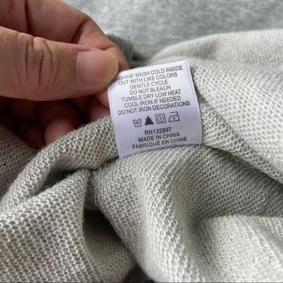 Jane & Delancey Studded Batwing Sleeve Sweatshirt Dress - Picture 14 of 15